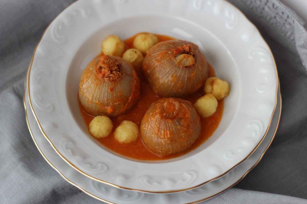 Cebollas rellenas